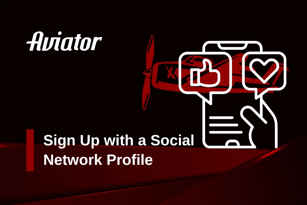 Aviator Sign Up with a Social Network Profile